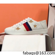 Gucci Ace Sneakers with Bees and Stars White 2022 37