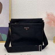  Prada Nylon Messenger Bag Black 2023 2VH797 