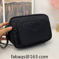  Prada Nylon Crossbody Bag Black 2023 1BH107 