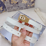 Dior Polytechnique Belt 1.7cm with CD Framed Buckle White 2021