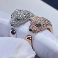 Cartier Nologo Panthère de Ring with Paved Diamonds 14