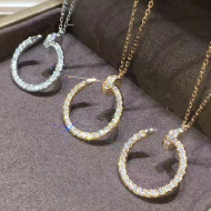 Cartier Nologo Juste un Clou Necklace with Paved Diamonds 05