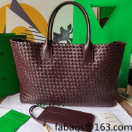 Bottega Veneta Large Tote Bag Burgundy 2022 5693