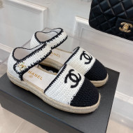 Chanel Braided Knit Espadrilles G38736 White 2022