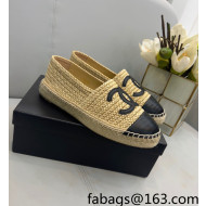 Chanel Braided Fabric Espadrilles G29762 Beige 2022