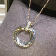 Cartier Nologo Trinity Necklace with Diamonds 06