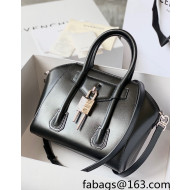 Givenchy Mini Antigona Lock Bag in Box Leather Black 2021