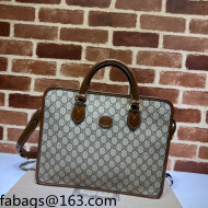 Gucci GG Canvas Business Bag 674143 Beige 2021