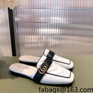 Gucci Leather Slippers/Mules White 2022 03