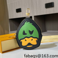 Louis Vuitton Duck Coin Card Holder/Bag Charm Green 2022