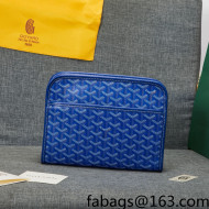 Goyard Jouvence MM Toiletry Clutch Bag Sky Blue 2022