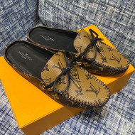 Louis Vuitton Gloria Monogram Reverse Canvas Loafer Mules 2021