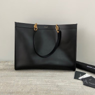 Saint Laurent Calfskin Tote bag 669593 Black 2022