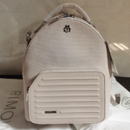 Rimowa Never Still Canvas and Leather Backpack Light Grey 2022