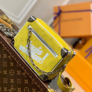 Louis Vuitton Mini Soft Trunk Bag in Yellow Vintage Monogram Canvas M80816 2021