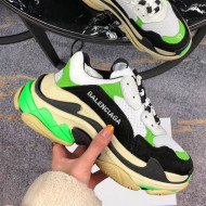 Balenciaga Triple S Sneakers Black/Green