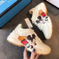 Gucci x Disney Rhyton Mickey Mouse Sneakers 2020 (For Women and Men)