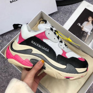 Balenciaga Triple S Sneakers Black/Pink