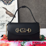 Gucci Zumi Smooth Leather Mini Bag 564718 Black 2020