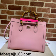 Gucci Diana Medium Tote Bag 655658 Pastel Pink 2021