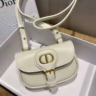 Dior Bobby Micro Bag in White Smooth Calfskin 2022 S5109