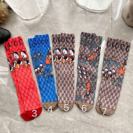 Gucci x Disney Donald Duck GG Socks 5 Colors 2020