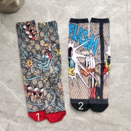 Gucci x Disney Donald Duck GG Sock 2 Colors 2020