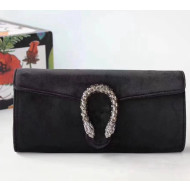 Gucci Velvet Dionysus Clutch Bag 425250 Black 2018