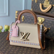 Louis Vuitton Twist MM Braided Bag in Epi Leather M57318 Beige 2021