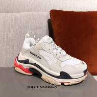 Balenciaga Triple S Sneakers White/Grey 2021 06 (For Women and Men)