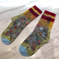 Gucci Flower Print Socks 2022 040185