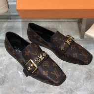 Louis Vuitton Bahia Monogram Canvas Flat Loafers 2021