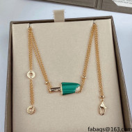 Bvlgari Ice Cream Necklace BN75 Green 2021