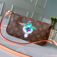 Louis Vuitton Monogram Canvas Mini Pochette Accessoires Pouch M51960 Green 2019