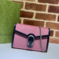 Gucci Dionysus Corduroy Mini Chain Bag 401231 Pink 2021