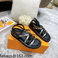 Louis Vuitton Pool Pillow Comfort Sandals Silver 2021 111774