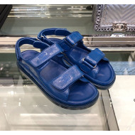 Chanel Flat Sandal G34445 Blue 2019