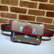 Doraemon x Gucci Small Belt Bag 647817 Beige/Red 2021