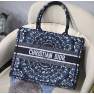 Dior Small Book Tote Bag in Kaleidoscope Embroidered Canvas 2019