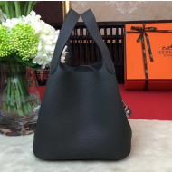 Hermes Original Togo Leather Picotin Lock PM/MM Bag Deep Grey