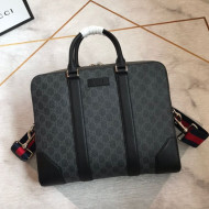 Gucci Men's GG Black Briefcase 474135 2020