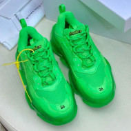 Balenciaga Triple S Sneakers Green 01 2020