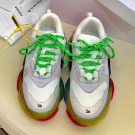 Balenciaga Triple S Sneakers White/Rainbow Sole 03 2020