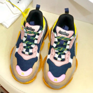 Balenciaga Triple S Sneakers Pink/Blue/Yellow 04 2020