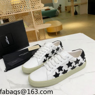 Saint Laurent Calfskin Star Sneakers White/Black 2021 111878