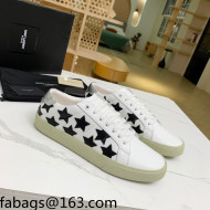 Saint Laurent Calfskin Star Sneakers White/Black 2021 111880