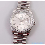 Rolex Datejust Watch 40mm With Crystal Silver/White 2020 Top Quality 