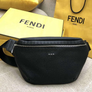 Fendi Grainy Leather Belt Bag Black 2018