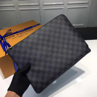 Louis Vuitton Etui Voyage Pouch GM Damier Graphite Canvas 