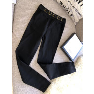 Gucci Logo Band Tights Black/Gold 2020